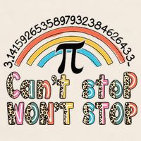 Can't Stop Pi Won't Stop Leopard Pi Day Math Lover Garment-Dyed Women's Muscle Tee
