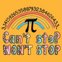 Can't Stop Pi Won't Stop Leopard Pi Day Math Lover Sustainable Knit Beanie