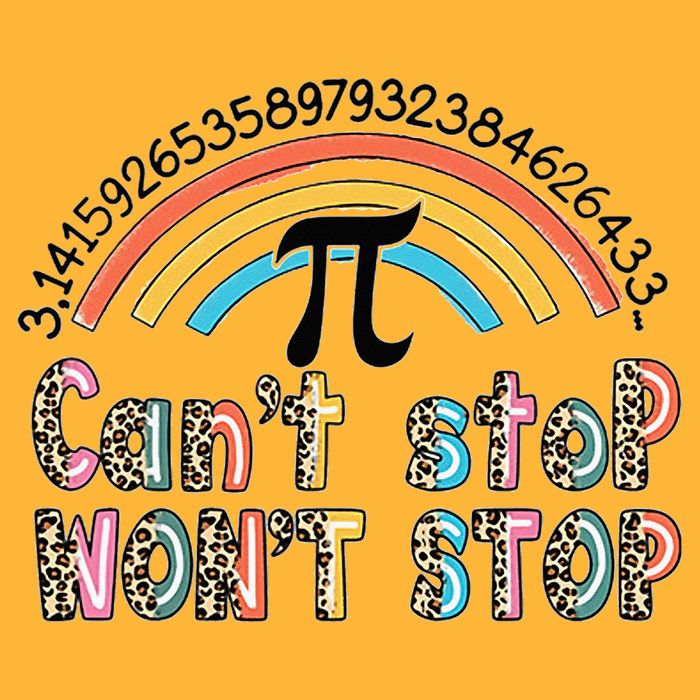 Can't Stop Pi Won't Stop Leopard Pi Day Math Lover Sustainable Knit Beanie