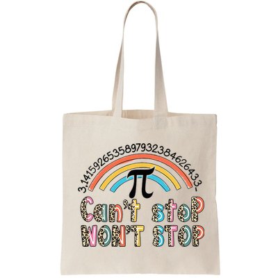 Can't Stop Pi Won't Stop Leopard Pi Day Math Lover Bag