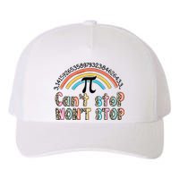 Can't Stop Pi Won't Stop Leopard Pi Day Math Lover Yupoong Adult 5-Panel Trucker Hat
