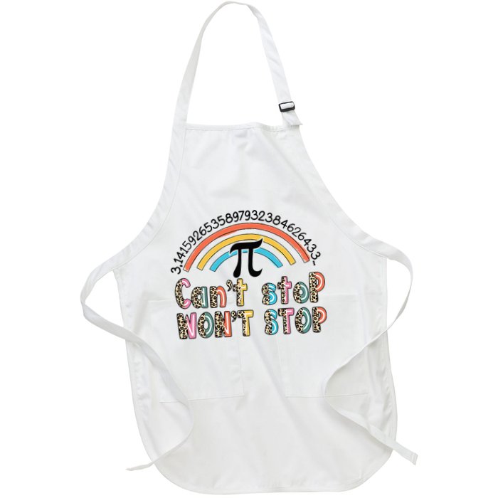 Can't Stop Pi Won't Stop Leopard Pi Day Math Lover Apron