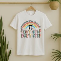 Can't Stop Pi Won't Stop Leopard Pi Day Math Lover T-Shirt