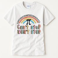 Can't Stop Pi Won't Stop Leopard Pi Day Math Lover Tall T-Shirt