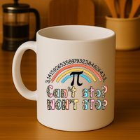 Can't Stop Pi Won't Stop Leopard Pi Day Math Lover Mug