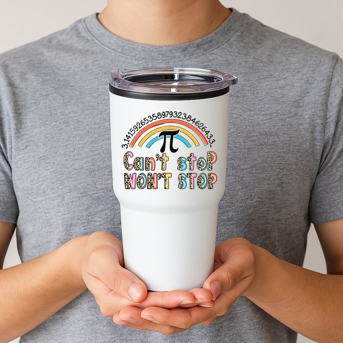 Can't Stop Pi Won't Stop Leopard Pi Day Math Lover Tumbler