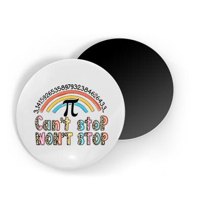 Can't Stop Pi Won't Stop Leopard Pi Day Math Lover Magnet
