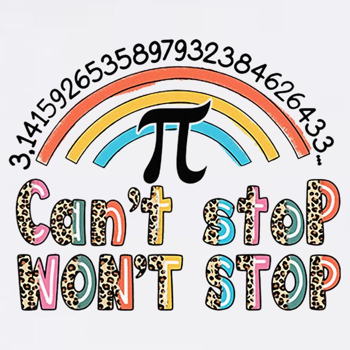 Can't Stop Pi Won't Stop Leopard Pi Day Math Lover Premium T-Shirt