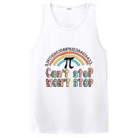 Can't Stop Pi Won't Stop Leopard Pi Day Math Lover PosiCharge Competitor Tank