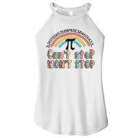Can't Stop Pi Won't Stop Leopard Pi Day Math Lover Women's Perfect Tri Rocker Tank