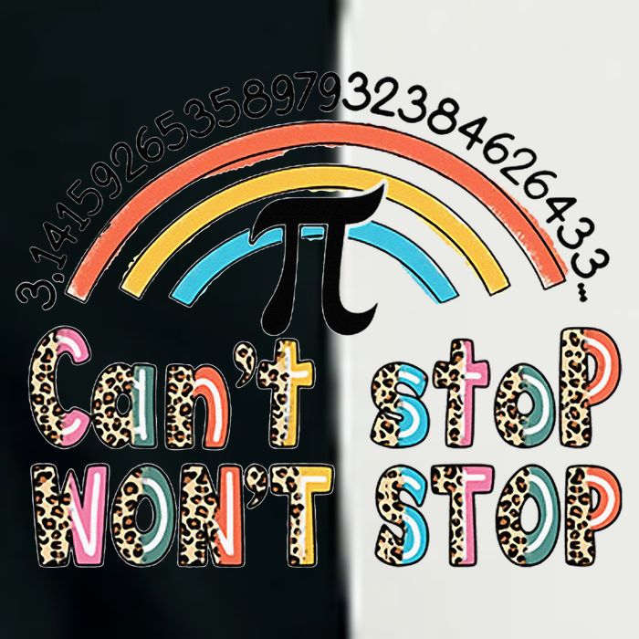 Can't Stop Pi Won't Stop Leopard Pi Day Math Lover Infant Baby Jersey Bodysuit