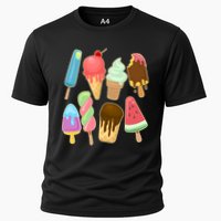 Cute Summer Popsicles And Ice Cream Performance Shirt