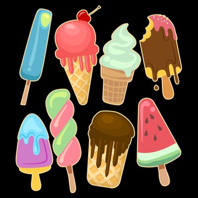 Cute Summer Popsicles And Ice Cream T-Shirt
