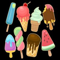 Cute Summer Popsicles And Ice Cream Bucket Hat