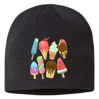Cute Summer Popsicles And Ice Cream Sustainable Beanie