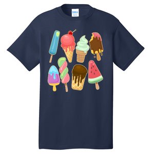 Cute Summer Popsicles And Ice Cream Tall T-Shirt