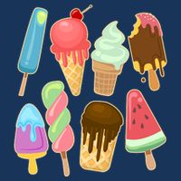 Cute Summer Popsicles And Ice Cream Infant Baby Jersey Bodysuit