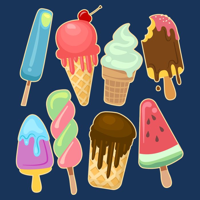 Cute Summer Popsicles And Ice Cream Infant Baby Jersey Bodysuit