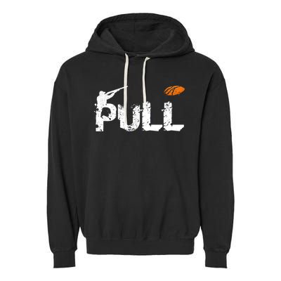 Clay Skeet Pigeon Shooting Pull Clay Bird Hunter Sports Garment-Dyed Fleece Hoodie