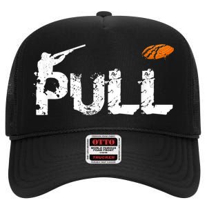 Clay Skeet Pigeon Shooting Pull Clay Bird Hunter Sports High Crown Mesh Back Trucker Hat