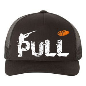 Clay Skeet Pigeon Shooting Pull Clay Bird Hunter Sports Yupoong Adult 5-Panel Trucker Hat