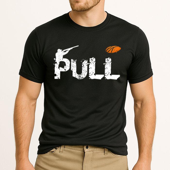 Clay Skeet Pigeon Shooting Pull Clay Bird Hunter Sports Cooling Performance Crew T-Shirt