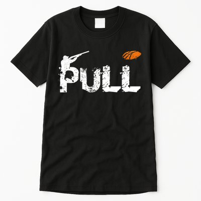 Clay Skeet Pigeon Shooting Pull Clay Bird Hunter Sports Tall T-Shirt