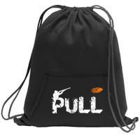 Clay Skeet Pigeon Shooting Pull Clay Bird Hunter Sports Sweatshirt Cinch Pack Bag