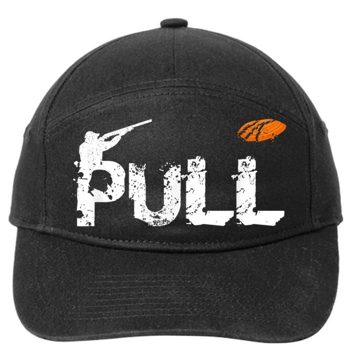 Clay Skeet Pigeon Shooting Pull Clay Bird Hunter Sports 7-Panel Snapback Hat