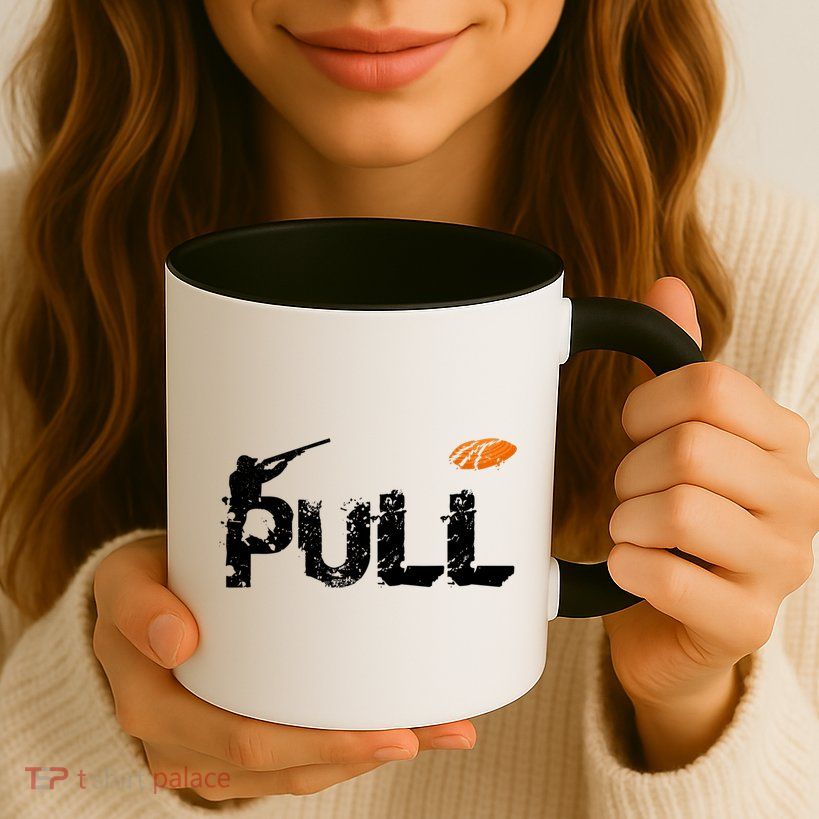Clay Skeet Pigeon Shooting Pull Clay Bird Hunter Sports Mug