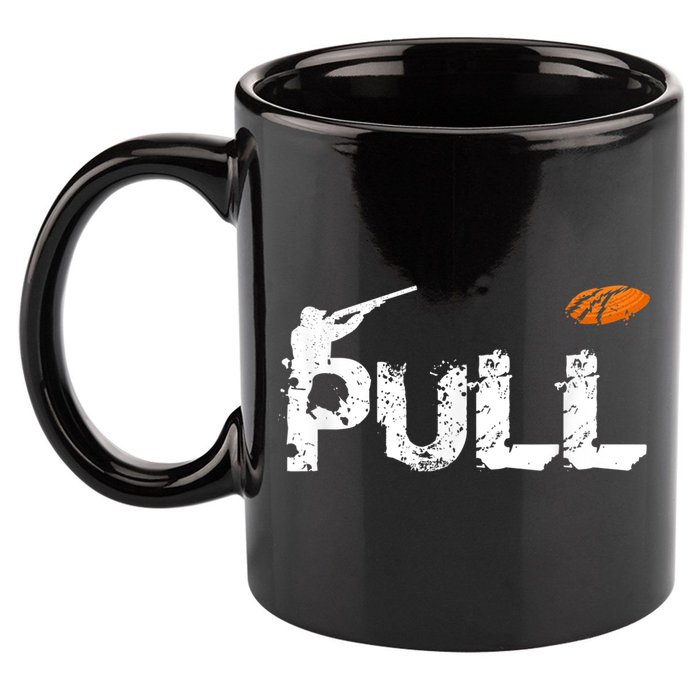 Clay Skeet Pigeon Shooting Pull Clay Bird Hunter Sports 11oz C Handle Ceramic Mug