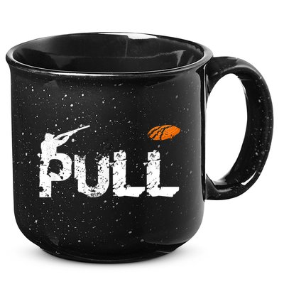 Clay Skeet Pigeon Shooting Pull Clay Bird Hunter Sports 15oz Campfire Ceramic Mug