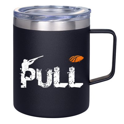 Clay Skeet Pigeon Shooting Pull Clay Bird Hunter Sports 12oz Stainless Steel Coffee Mug