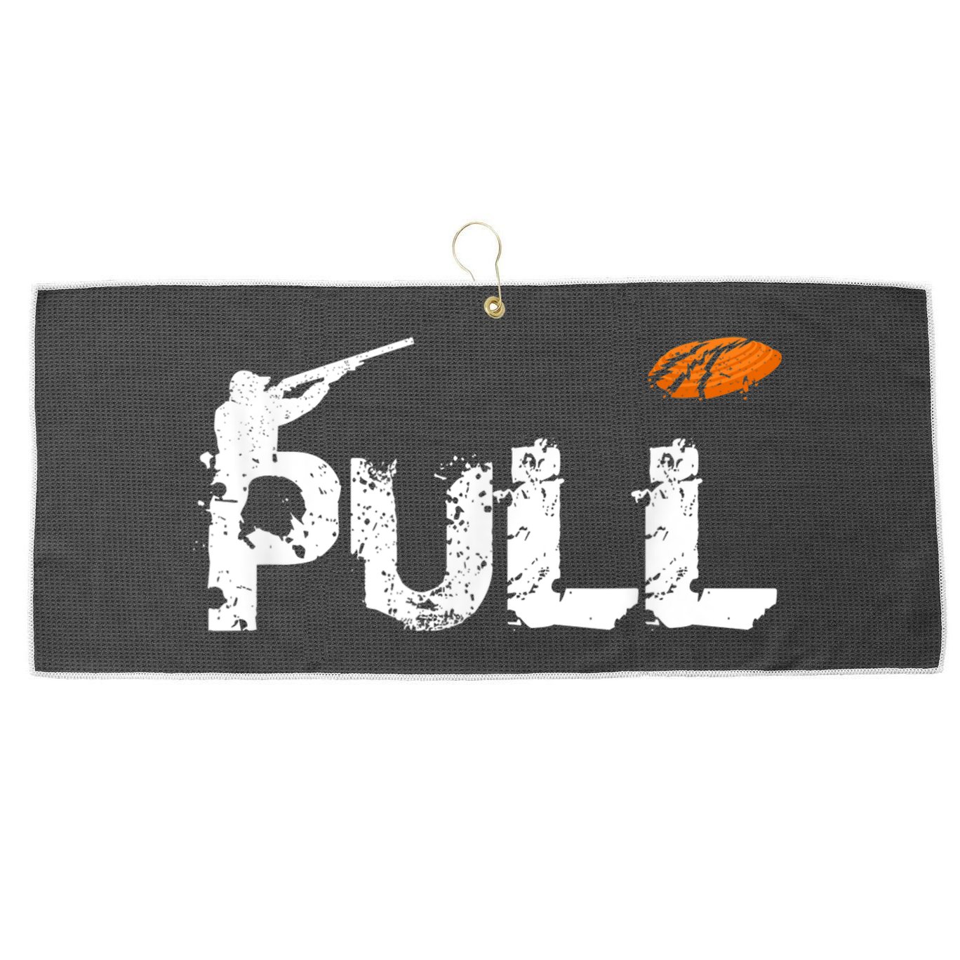 Clay Skeet Pigeon Shooting Pull Clay Bird Hunter Sports Large Microfiber Waffle Golf Towel