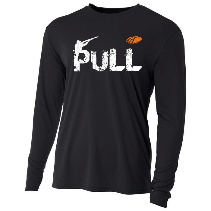 Clay Skeet Pigeon Shooting Pull Clay Bird Hunter Sports Cooling Performance Long Sleeve Crew