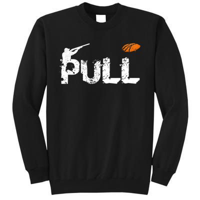 Clay Skeet Pigeon Shooting Pull Clay Bird Hunter Sports Tall Sweatshirt