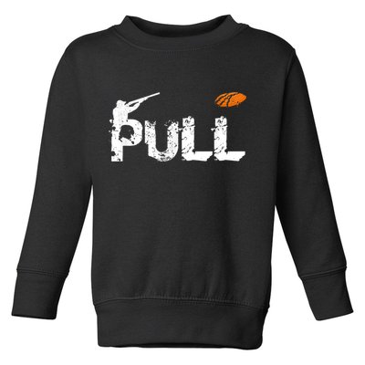 Clay Skeet Pigeon Shooting Pull Clay Bird Hunter Sports Toddler Sweatshirt