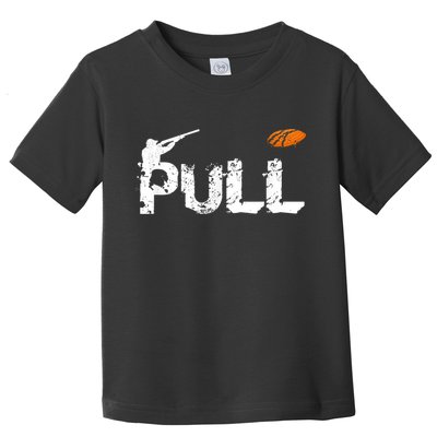 Clay Skeet Pigeon Shooting Pull Clay Bird Hunter Sports Toddler T-Shirt