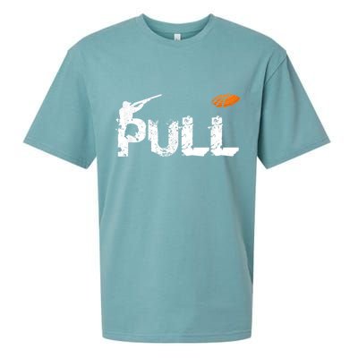 Clay Skeet Pigeon Shooting Pull Clay Bird Hunter Sports Sueded Cloud Jersey T-Shirt