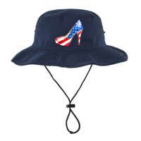 Cute Sparkly Patriotic American Usa Flag Heels Shoes Legacy Cool Fit Booney Bucket Hat