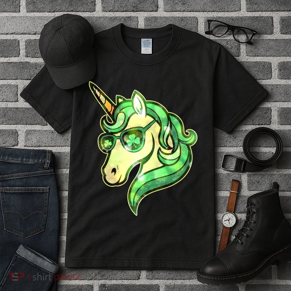Cool St Patricks Day Lucky Shamrock Clover Unicorn Tall T-Shirt