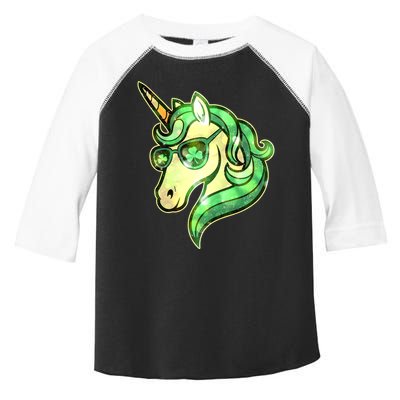 Cool St Patricks Day Lucky Shamrock Clover Unicorn Toddler Fine Jersey T-Shirt