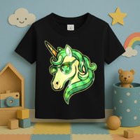 Cool St Patricks Day Lucky Shamrock Clover Unicorn Toddler T-Shirt