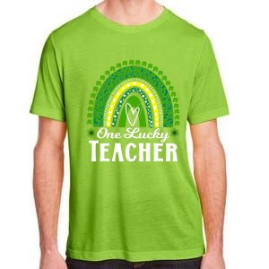 Cute St Patrick’s Teacher 1 Lucky Teacher St Patrick’s Day Gift Adult ChromaSoft Performance T-Shirt