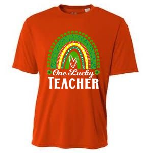 Cute St Patrick’s Teacher 1 Lucky Teacher St Patrick’s Day Gift Cooling Performance Crew T-Shirt