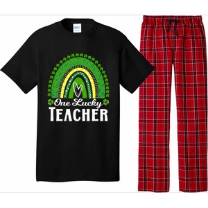 Cute St Patrick’s Teacher 1 Lucky Teacher St Patrick’s Day Gift Pajama Set