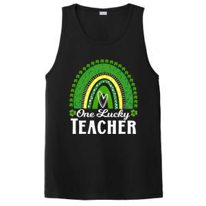 Cute St Patrick’s Teacher 1 Lucky Teacher St Patrick’s Day Gift PosiCharge Competitor Tank