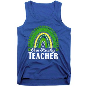 Cute St Patrick’s Teacher 1 Lucky Teacher St Patrick’s Day Gift Tank Top