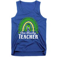 Cute St Patrick’s Teacher 1 Lucky Teacher St Patrick’s Day Gift Tank Top