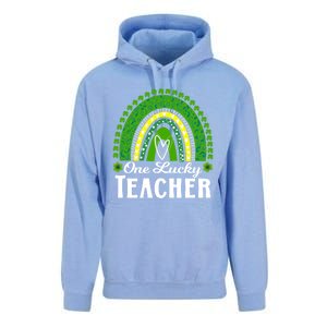 Cute St Patrick’s Teacher 1 Lucky Teacher St Patrick’s Day Gift Unisex Surf Hoodie